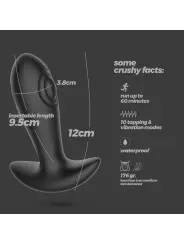 OCTO PLUG ANAL COM PULSAÇÃO E COMANDO À DISTÂNCIA CRUSHIOUS
