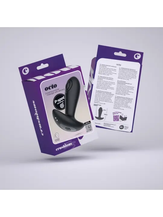 OCTO PLUG ANAL COM PULSAÇÃO E COMANDO À DISTÂNCIA CRUSHIOUS