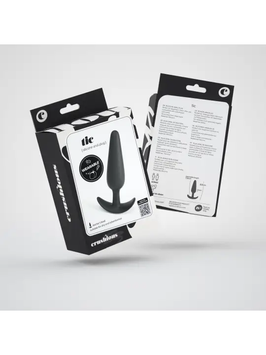 TIC PLUG ANAL DE SILICONE PEQUENO CRUSHIOUS