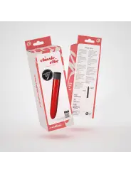 VIBRADOR CLASSIC VIBE CRUSHIOUS VERMELHO