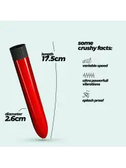 VIBRADOR CLASSIC VIBE CRUSHIOUS VERMELHO