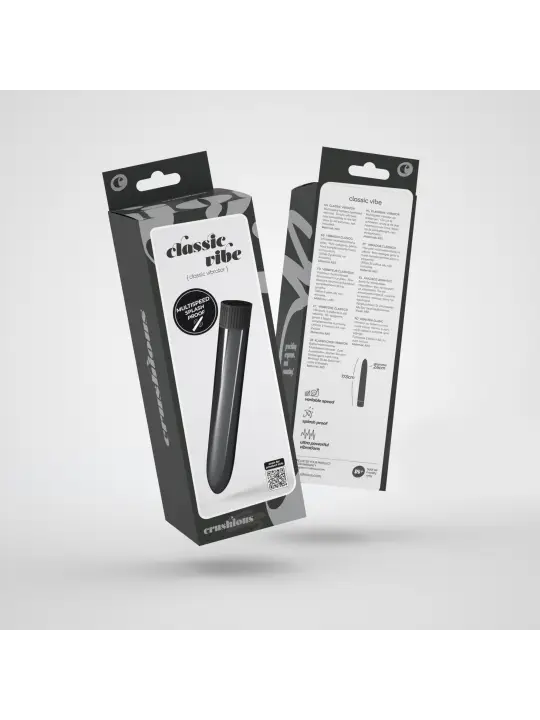 VIBRADOR CLASSIC VIBE CRUSHIOUS PRETO