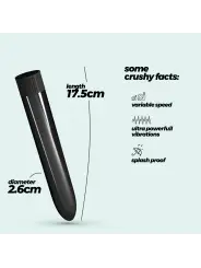 VIBRADOR CLASSIC VIBE CRUSHIOUS PRETO