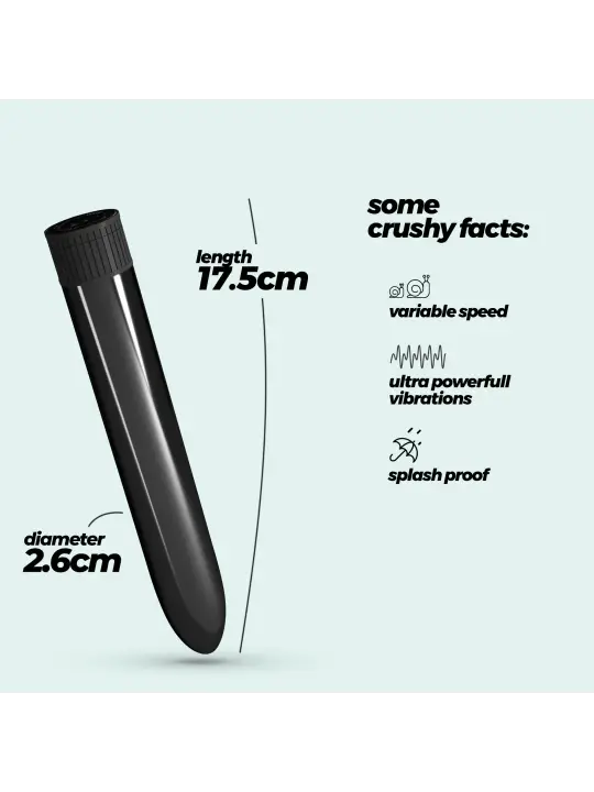 VIBRADOR CLASSIC VIBE CRUSHIOUS PRETO
