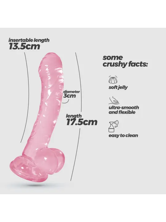 HUDINI DILDO ANAL JELLY ROSA CRUSHIOUS
