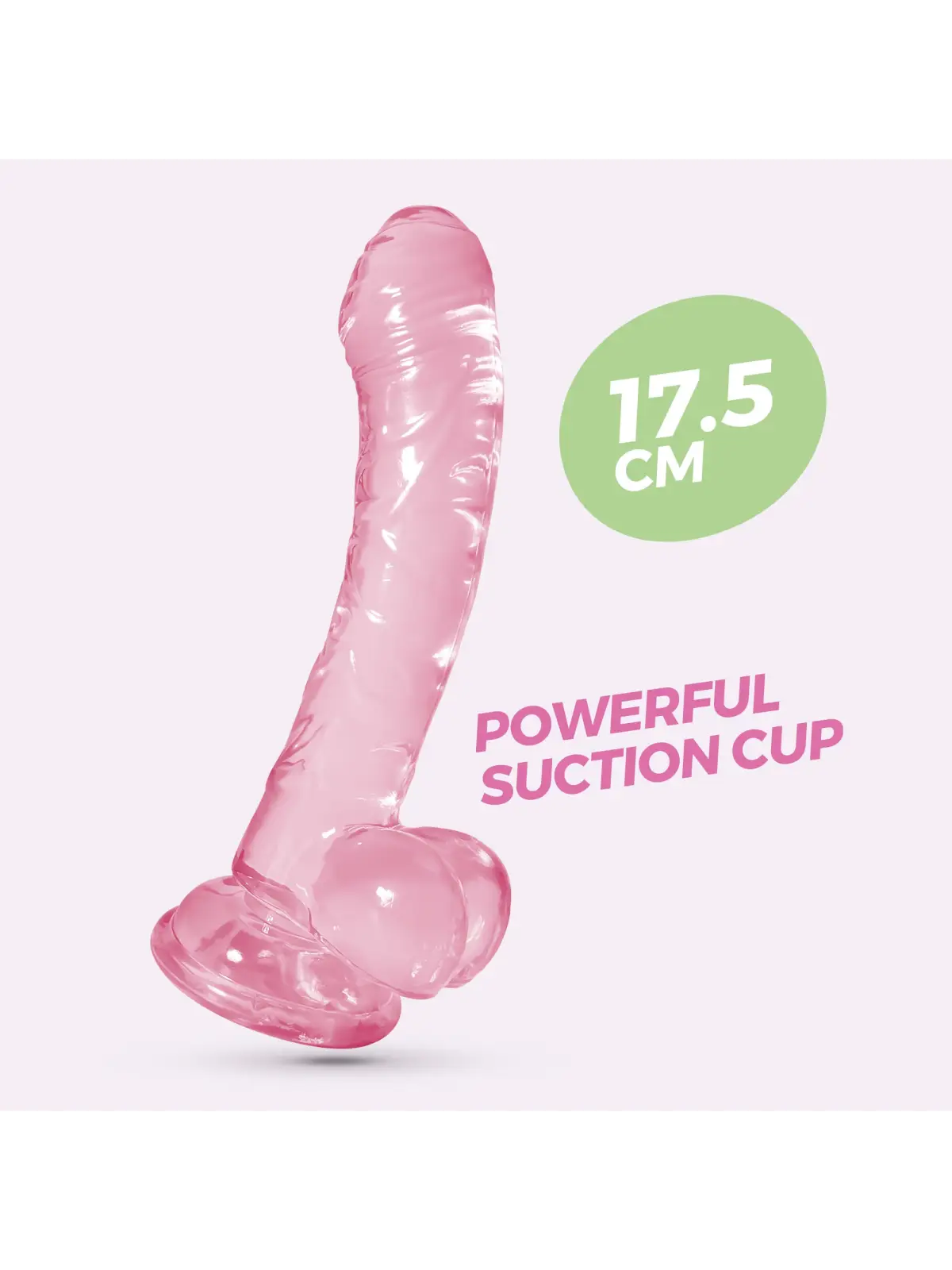 HUDINI DILDO ANAL JELLY ROSA CRUSHIOUS