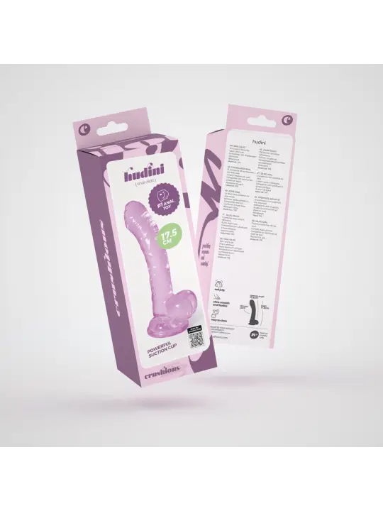 HUDINI DILDO ANAL JELLY ROXO CRUSHIOUS