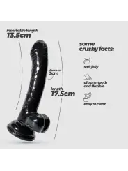 HUDINI DILDO ANAL JELLY PRETO CRUSHIOUS