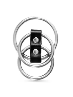 SARUMAN CONJUNTO DE 3 ANÉIS PENIANOS EM METAL CRUSHIOUS