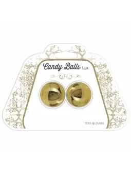 BOLAS VAGINAIS CANDY BALLS LUX DOURADAS