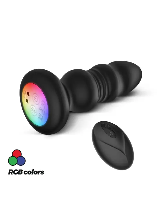AUSTRALIS PLUG ANAL COM LED E COMANDO À DISTÂNCIA CRUSHIOUS