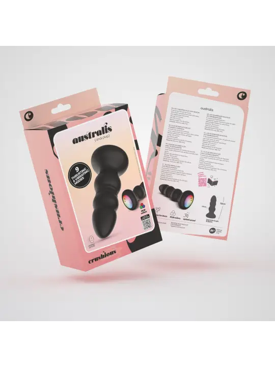 AUSTRALIS PLUG ANAL COM LED E COMANDO À DISTÂNCIA CRUSHIOUS