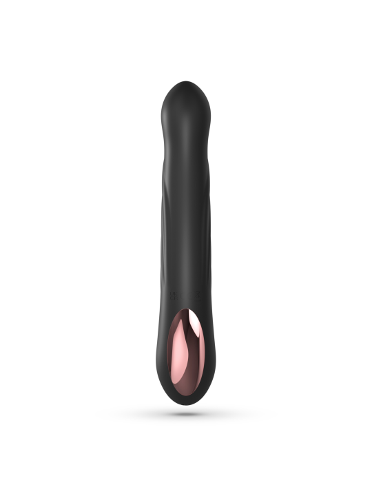 LAPIN VIBRADOR RECARREGÁVEL RABBIT COM IMPULSO PRETO CRUSHIOUS