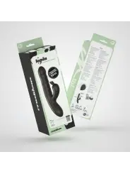 LAPIN VIBRADOR RECARREGÁVEL RABBIT COM IMPULSO PRETO CRUSHIOUS