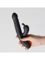 LAPIN VIBRADOR RECARREGÁVEL RABBIT COM IMPULSO PRETO CRUSHIOUS