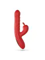 LAPIN VIBRADOR RECARREGÁVEL RABBIT COM IMPULSO VERMELHO CRUSHIOUS