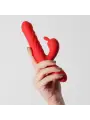 LAPIN VIBRADOR RECARREGÁVEL RABBIT COM IMPULSO VERMELHO CRUSHIOUS