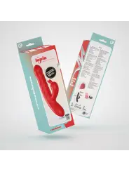 LAPIN VIBRADOR RECARREGÁVEL RABBIT COM IMPULSO VERMELHO CRUSHIOUS