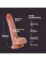 DILDO DE SILICONE LÍQUIDO INVIKTUS 7 CRUSHIOUS PELE