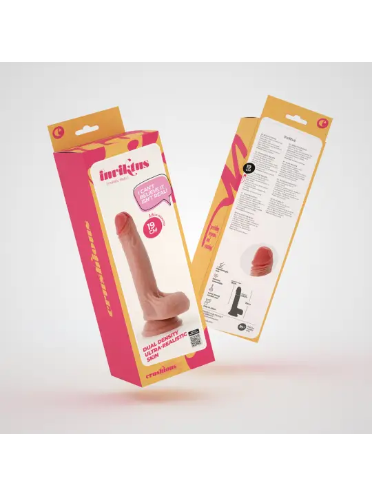 DILDO DE SILICONE LÍQUIDO INVIKTUS 7 CRUSHIOUS PELE