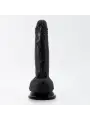 DILDO DE SILICONE LÍQUIDO INVIKTUS 7 CRUSHIOUS PRETO