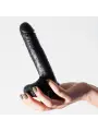 DILDO DE SILICONE LÍQUIDO INVIKTUS 7 CRUSHIOUS PRETO