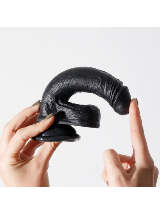 DILDO DE SILICONE LÍQUIDO INVIKTUS 7 CRUSHIOUS PRETO