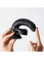 DILDO DE SILICONE LÍQUIDO INVIKTUS 7 CRUSHIOUS PRETO