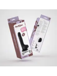 DILDO DE SILICONE LÍQUIDO INVIKTUS 7 CRUSHIOUS PRETO