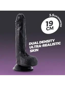 DILDO DE SILICONE LÍQUIDO INVIKTUS 7 CRUSHIOUS PRETO