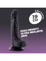 DILDO DE SILICONE LÍQUIDO INVIKTUS 7 CRUSHIOUS PRETO