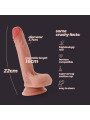 DILDO DE SILICONE LÍQUIDO INVIKTUS 8 CRUSHIOUS PELE