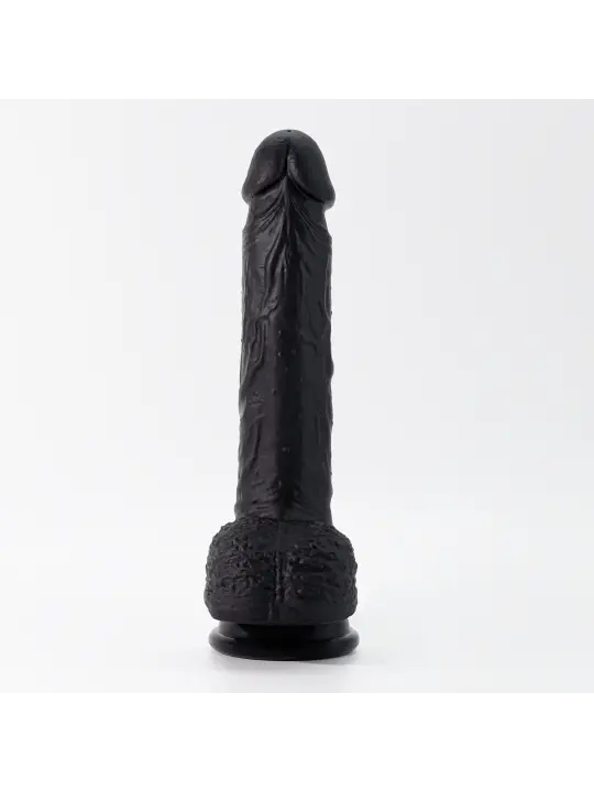 DILDO DE SILICONE LÍQUIDO INVIKTUS 8 CRUSHIOUS PRETO