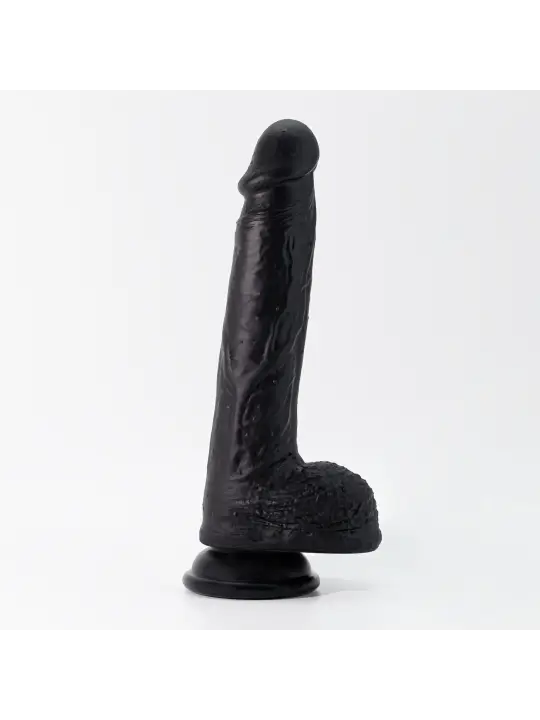 DILDO DE SILICONE LÍQUIDO INVIKTUS 8 CRUSHIOUS PRETO