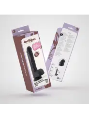 DILDO DE SILICONE LÍQUIDO INVIKTUS 8 CRUSHIOUS PRETO