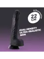 DILDO DE SILICONE LÍQUIDO INVIKTUS 8 CRUSHIOUS PRETO