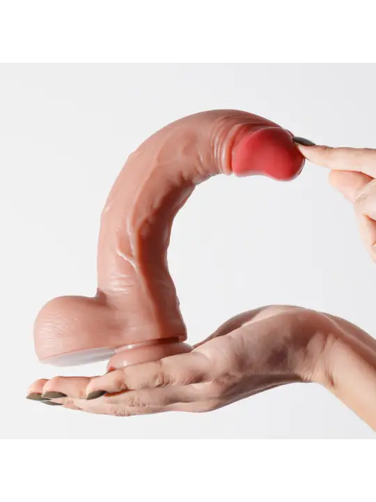 DILDO DE SILICONE LÍQUIDO INVIKTUS 9 CRUSHIOUS PELE