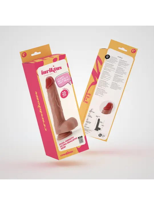 DILDO DE SILICONE LÍQUIDO INVIKTUS 9 CRUSHIOUS PELE