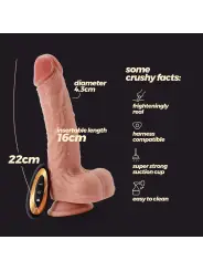 VIBRADOR DE SILICONE LÍQUIDO INVIKTUS VIBE 8,5 CRUSHIOUS PELE