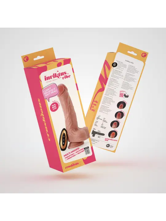 VIBRADOR DE SILICONE LÍQUIDO INVIKTUS VIBE 8,5 CRUSHIOUS PELE