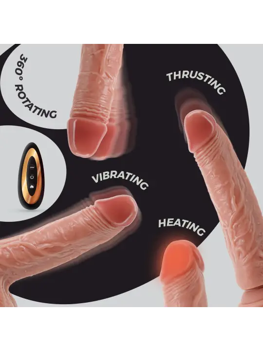 VIBRADOR DE SILICONE LÍQUIDO INVIKTUS VIBE 8,5 CRUSHIOUS PELE