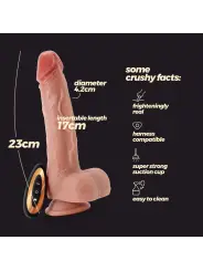 VIBRADOR DE SILICONE LÍQUIDO INVIKTUS VIBE 9 CRUSHIOUS PELE