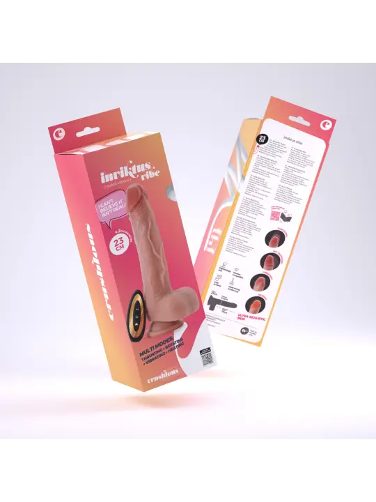 VIBRADOR DE SILICONE LÍQUIDO INVIKTUS VIBE 9 CRUSHIOUS PELE