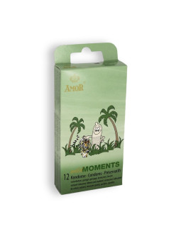 PRESERVATIVOS WILD MOMENTS 12 UNIDADES