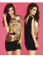 MINI VESTIDO CR-3685 CASTANHO