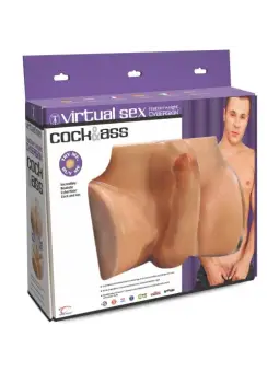 MASTURBADOR VIBRATÓRIO VIRTUAL SEX PÉNIS E ÂNUS