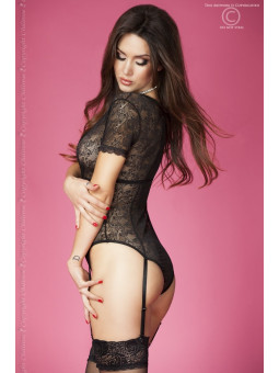 BODY EM RENDA CR-3673 PRETO