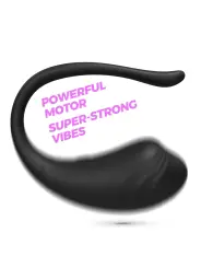 OVO VIBRATÓRIO RECARREGÁVEL COM COMANDO TAMAGO CRUSHIOUS PRETO