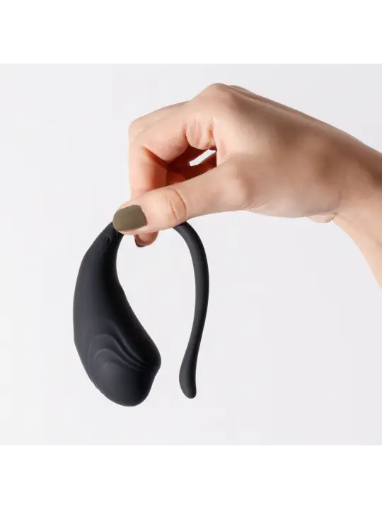OVO VIBRATÓRIO RECARREGÁVEL COM COMANDO TAMAGO CRUSHIOUS PRETO