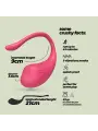 OVO VIBRATÓRIO RECARREGÁVEL COM COMANDO TAMAGO CRUSHIOUS ROSA